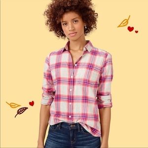 J crew factory flannel plaid shirt. MOVING SALE!! OBO!